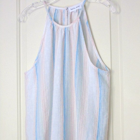Bella Dahl Striped Halter Top - Picture 2 of 7